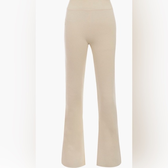 House of CB Nereida Rib Cream Knit Pant - Picture 5 of 6